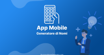Generatore di Nomi & Idee per App Mobile