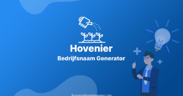 Hovenier Bedrijfsnaam Generator