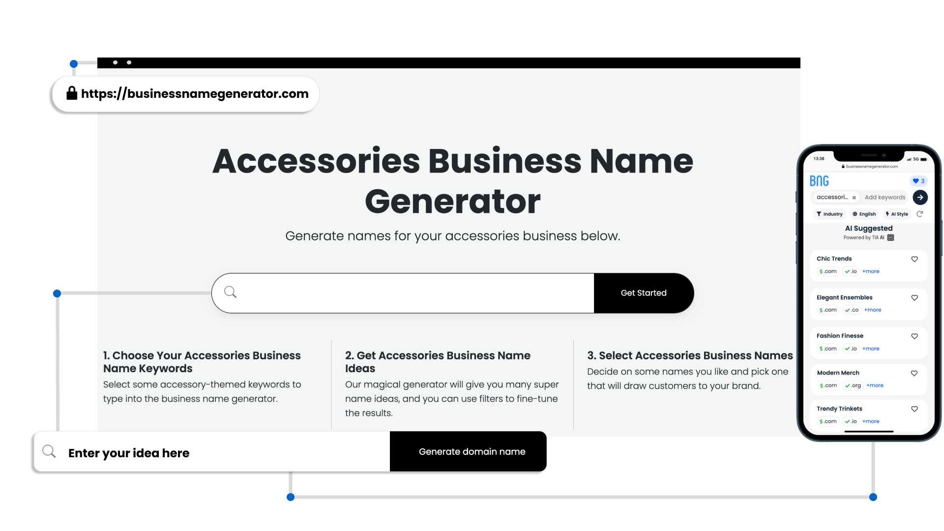 Benefits of Our Accessories Business Name Generator