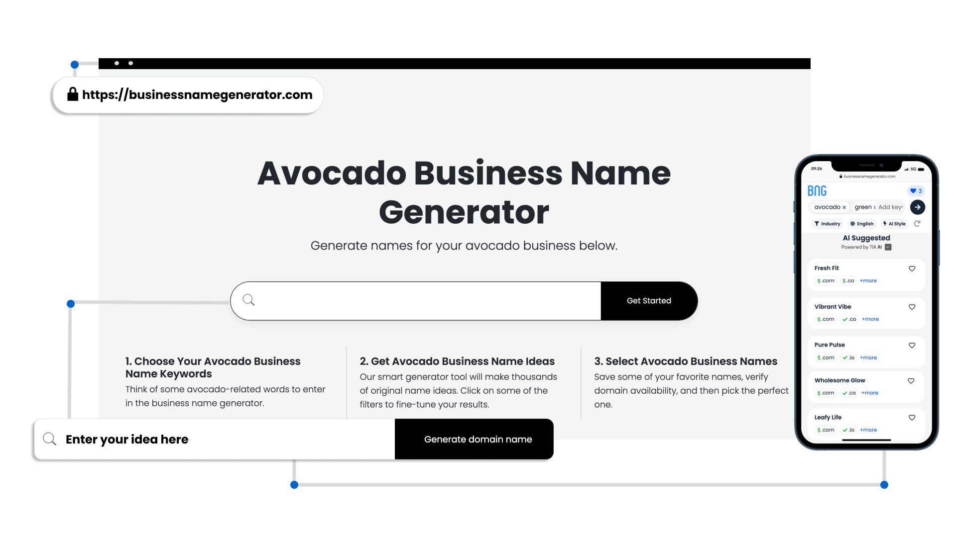 Avocado business name generator 