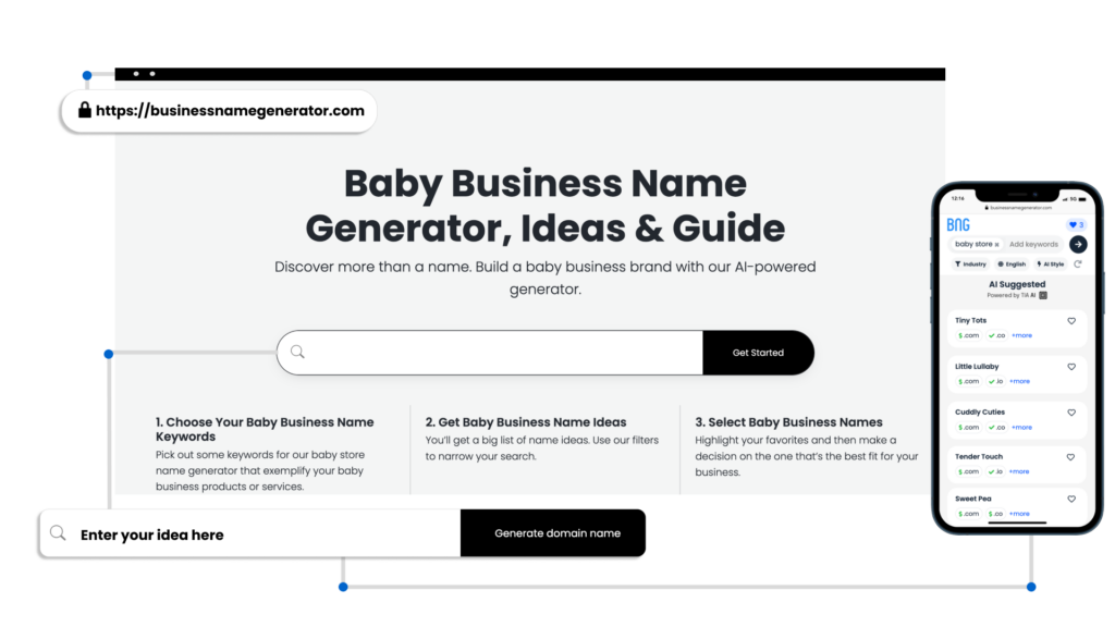 How to use our Baby Business Name Generator