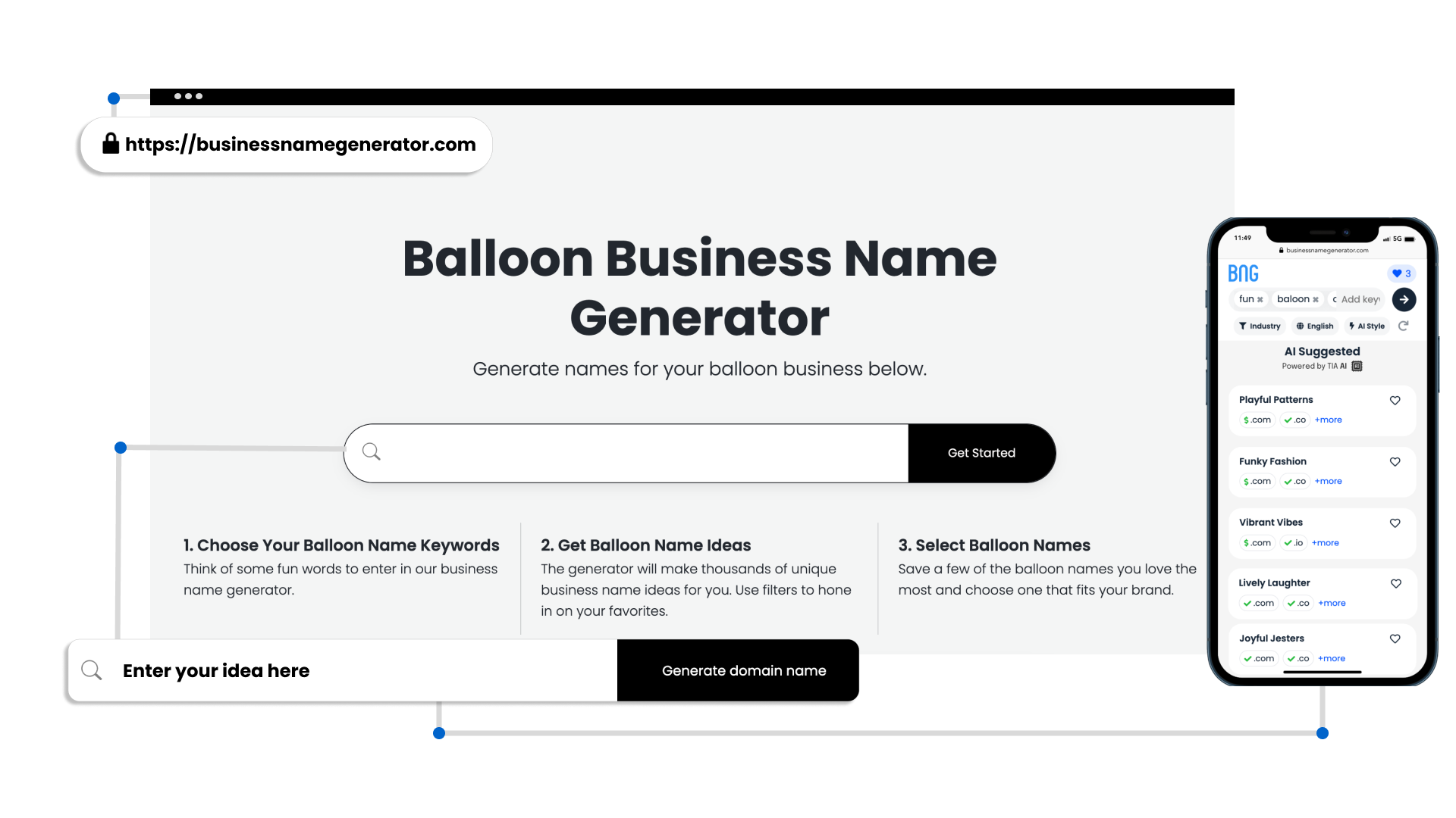 Pros of Using Our Balloon Business Name Generator