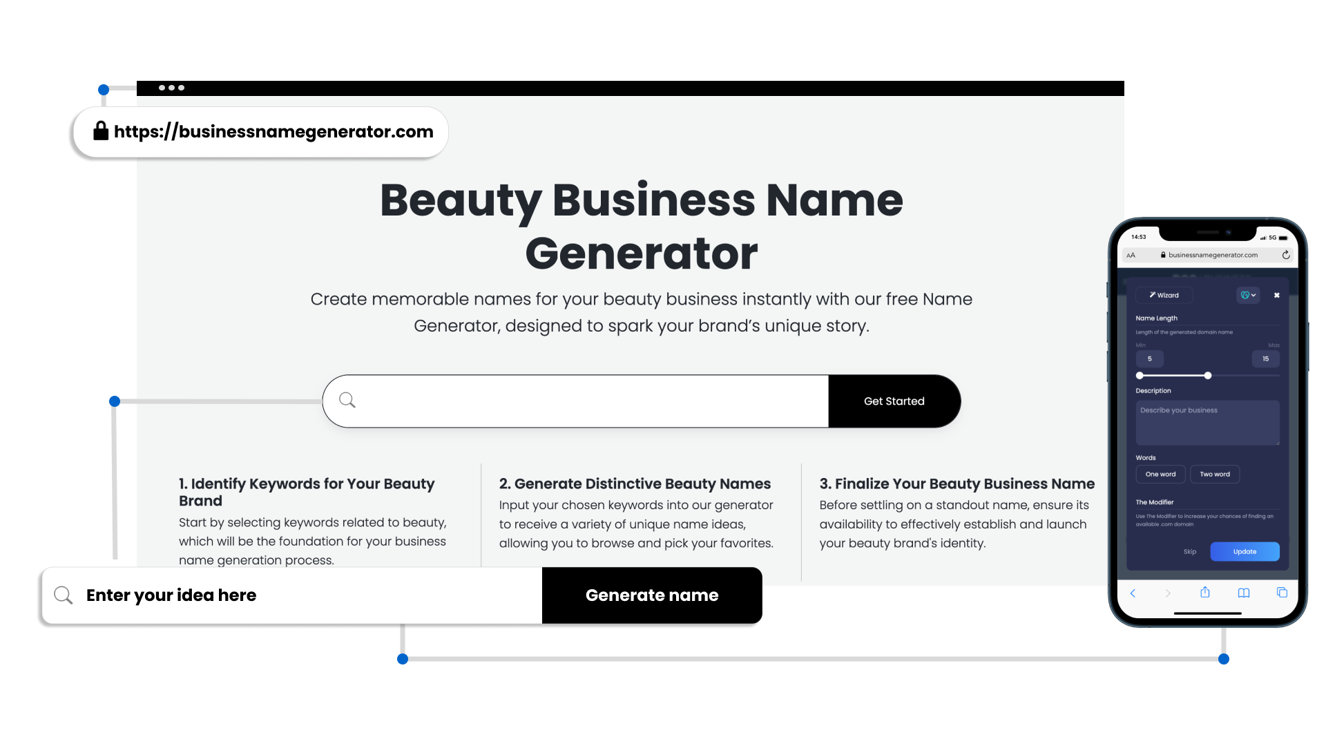 How to use our Beauty Business Generator