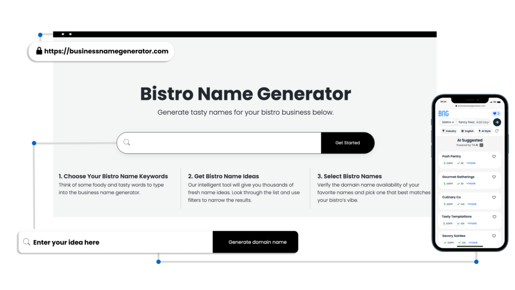How to use our Bistro Name Generator