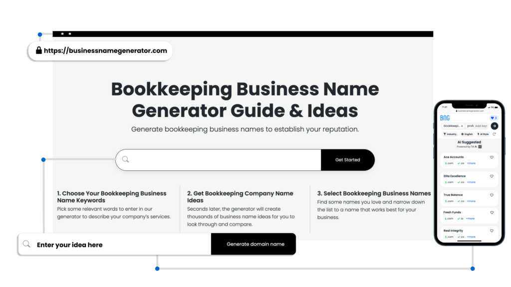 How to use our Bookkeeping Business Name Generator