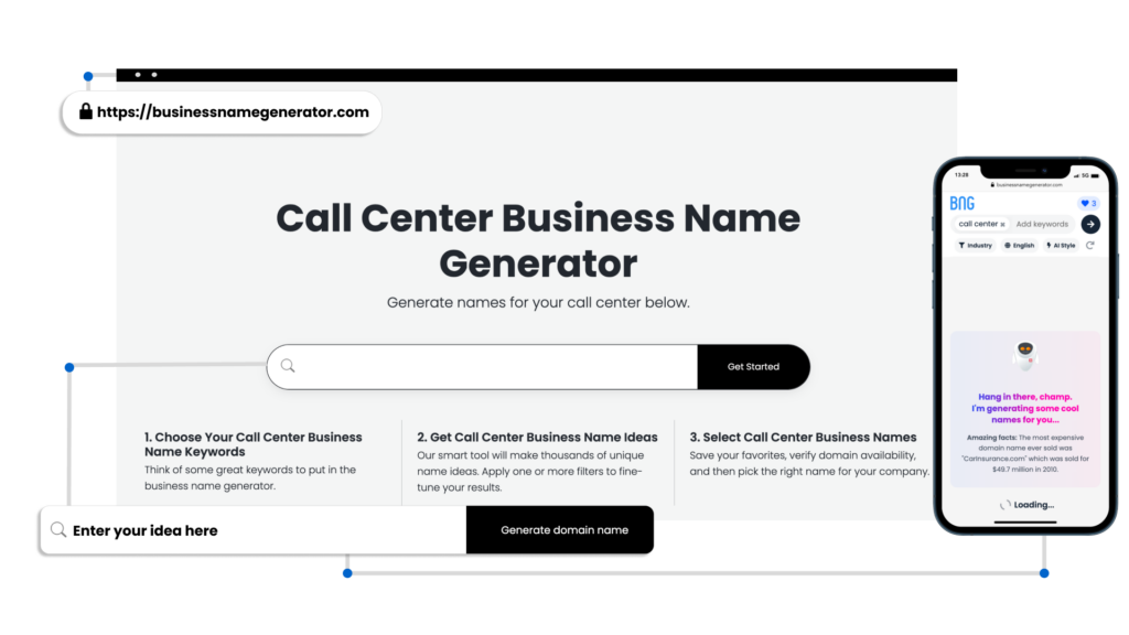 How to use our Call Center Business Name Generator
