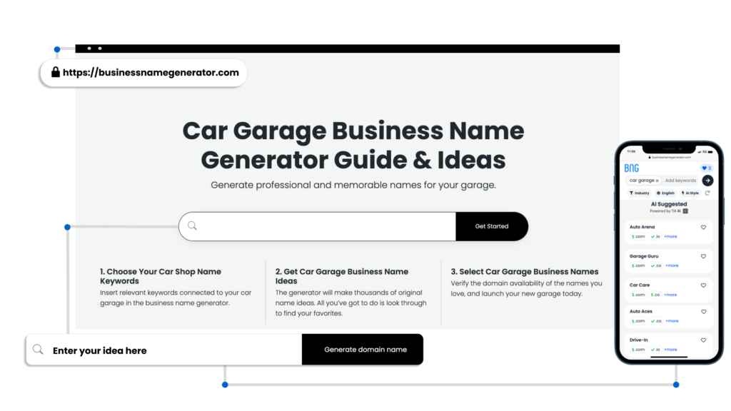 How to use our Car Business Name Generator