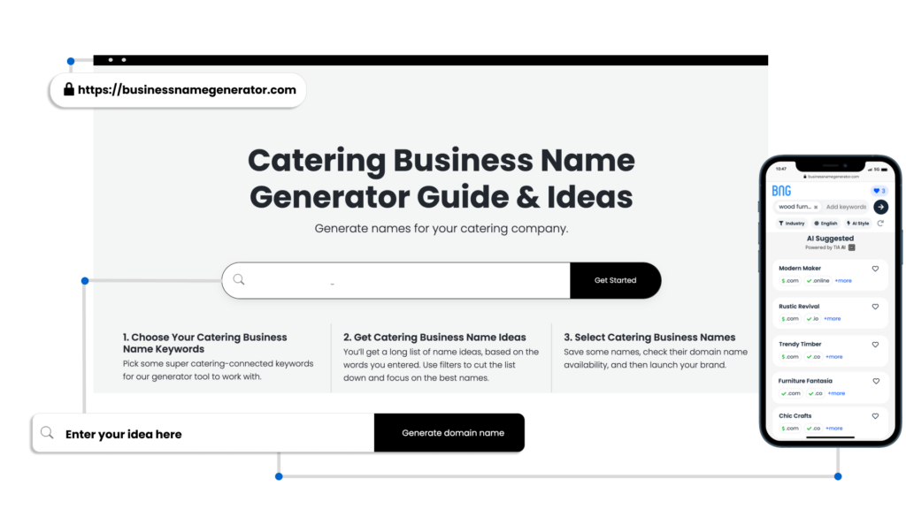 How to use our Catering Business Name Generator
