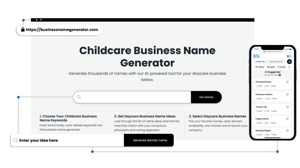How to use our Childcare Business Name Generator