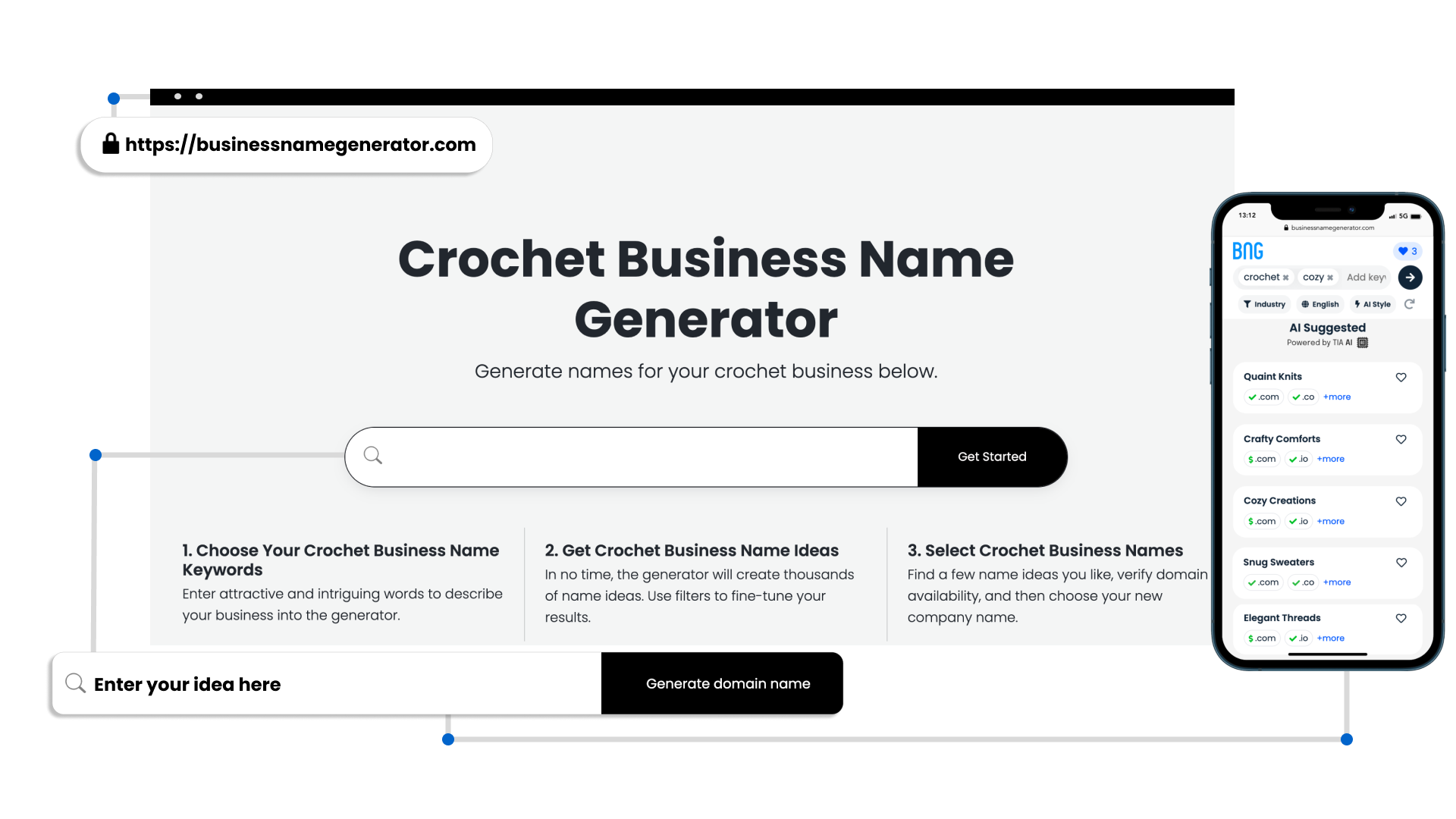 Benefits of our Crochet Business Name Generator