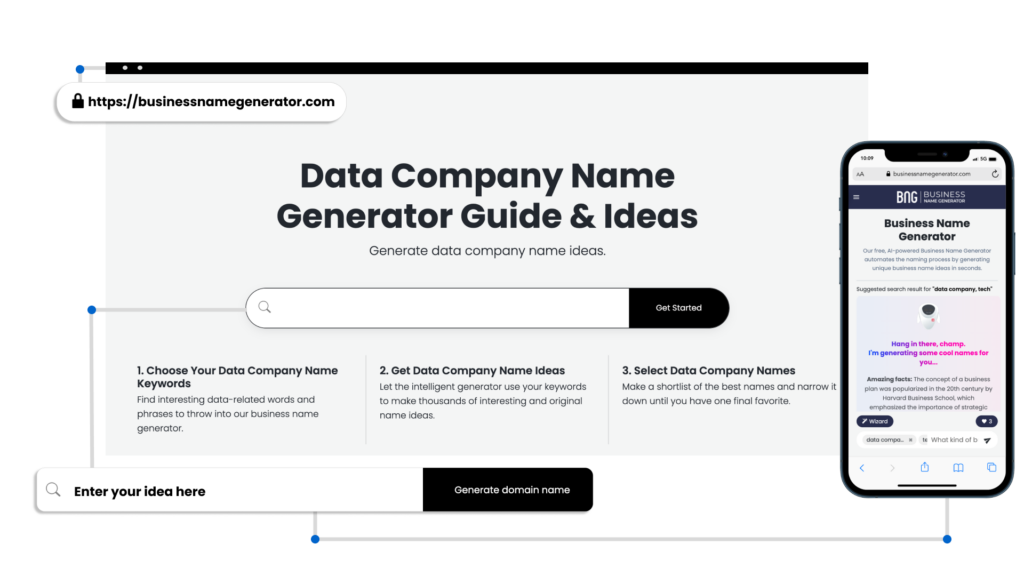 How to use our Data Company Name Generator