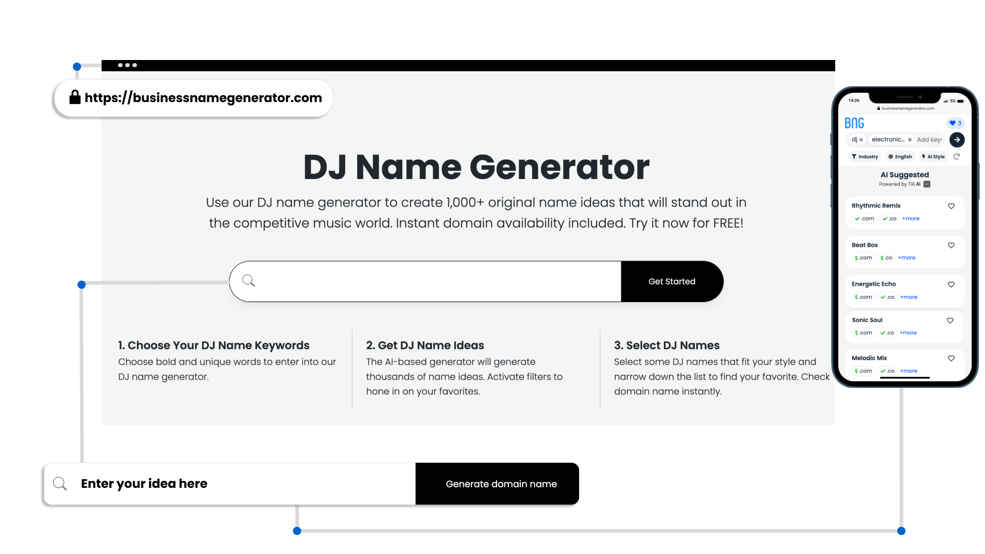 How to use our DJ Name Generator