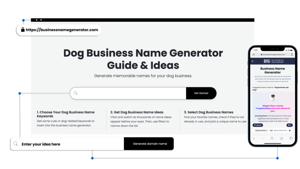 How to use our Dog Business Name Generator