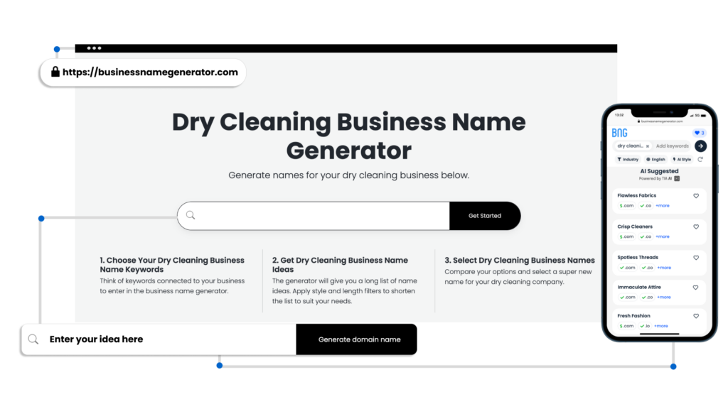Benefits of Our Dry Cleaning Business Name Generator