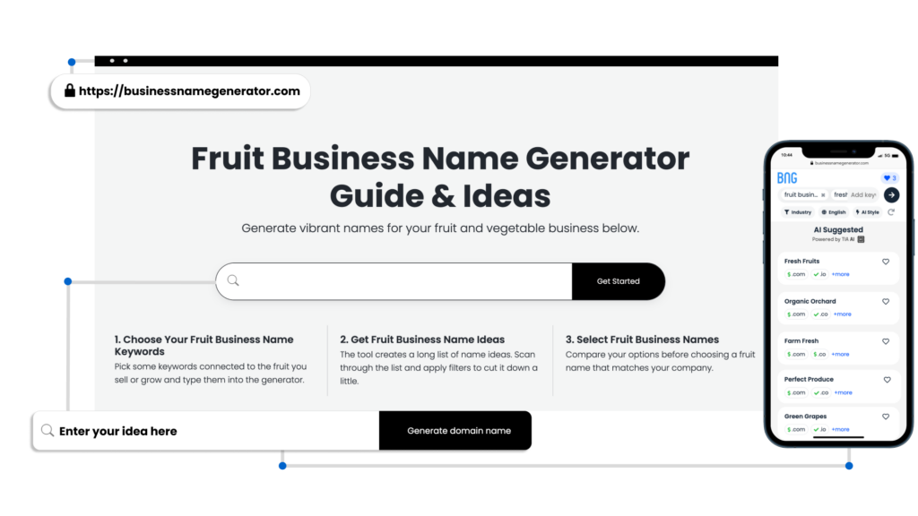How to use our Fruit Business Name Generator