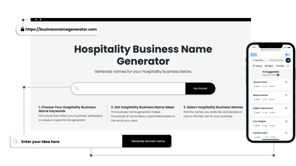 Hospitality Business Name Generator