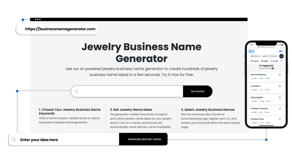 How to use our Jewelry Business Name Generator