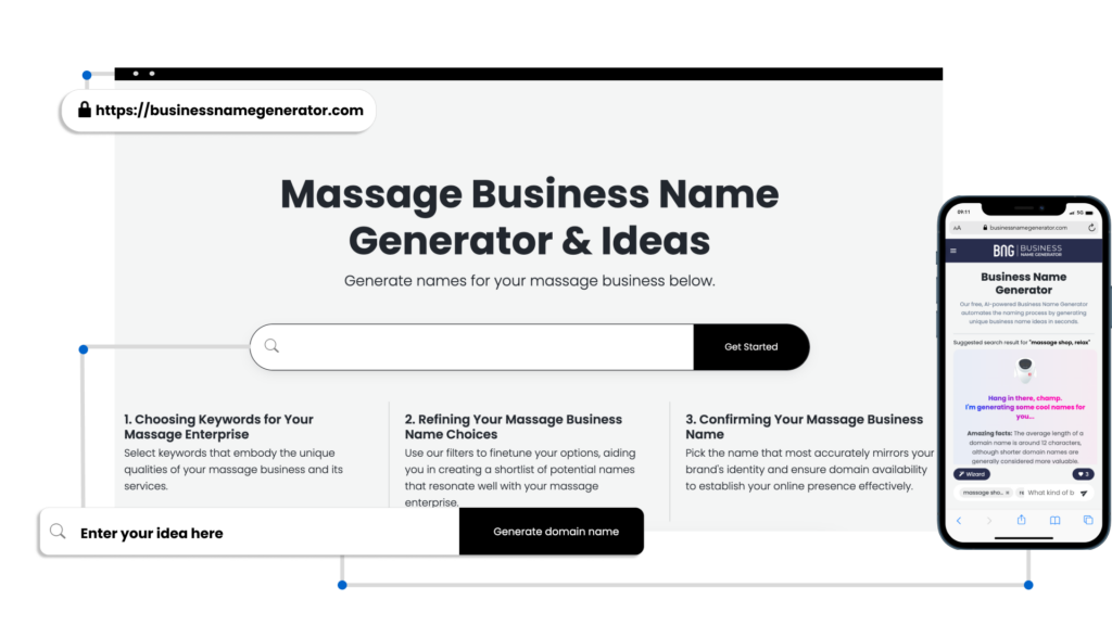 How to use our Massage Business Name Generator