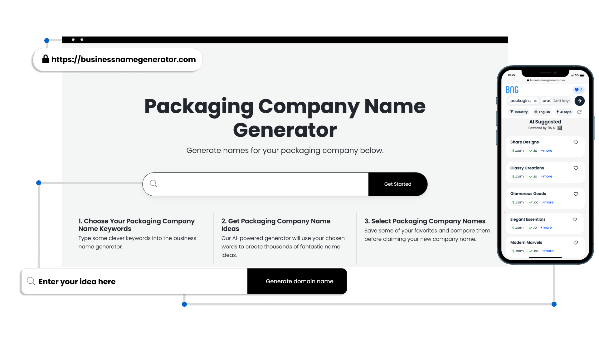 Advantages of Our Packaging Company Name Generator