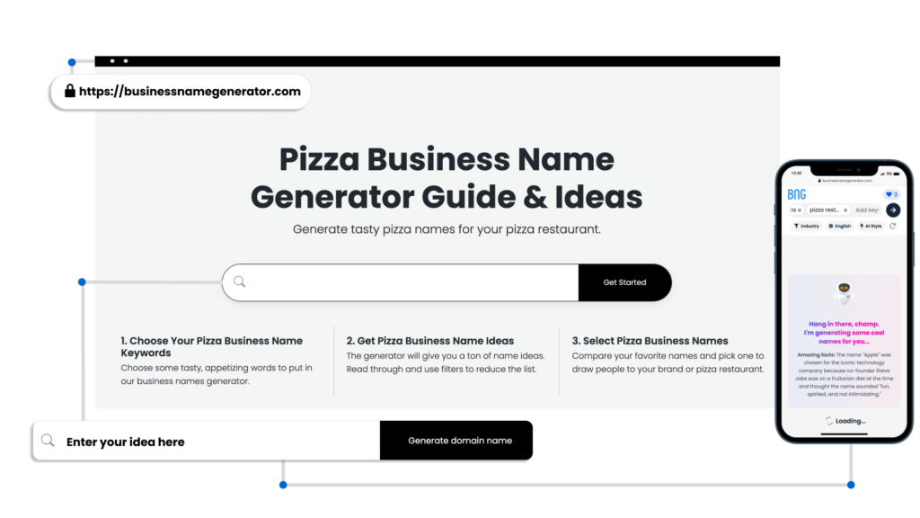 How to use our Pizza Business Generator
