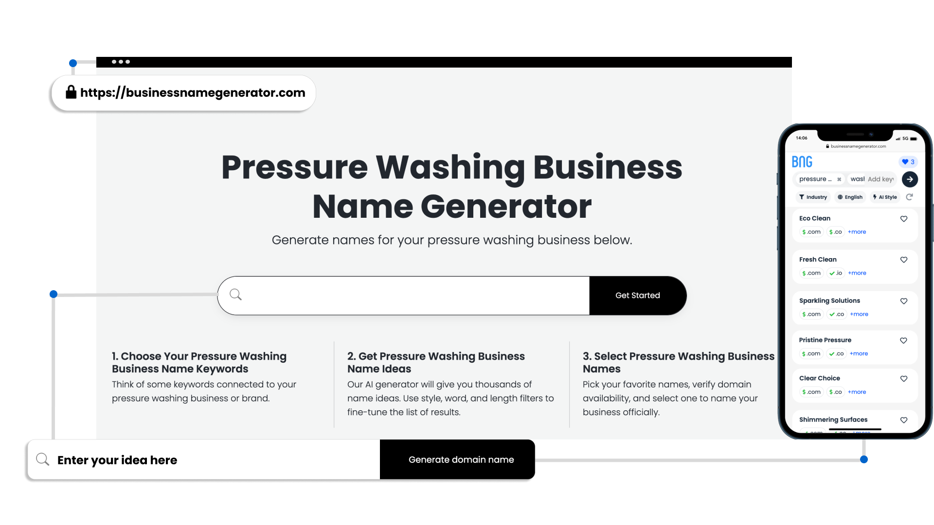 pressure washing business name