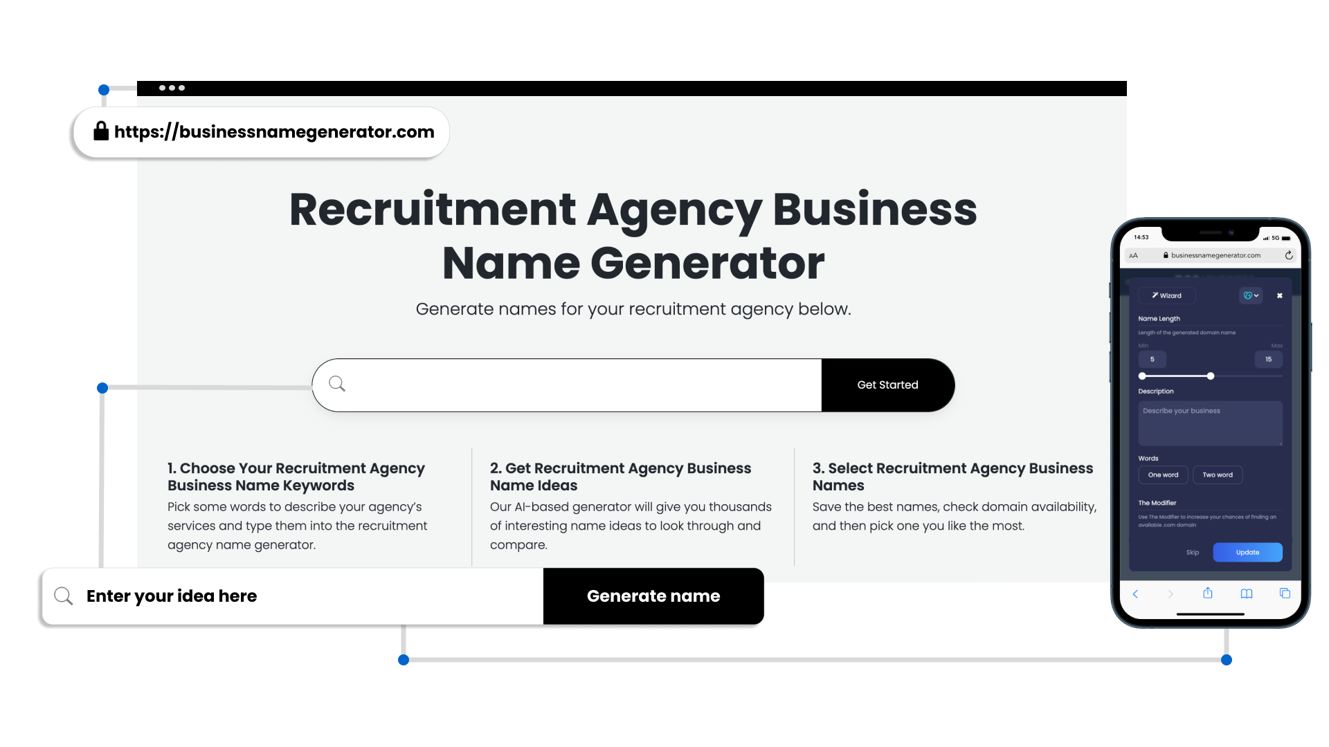 How to use our Recruitment Agency Business Generator