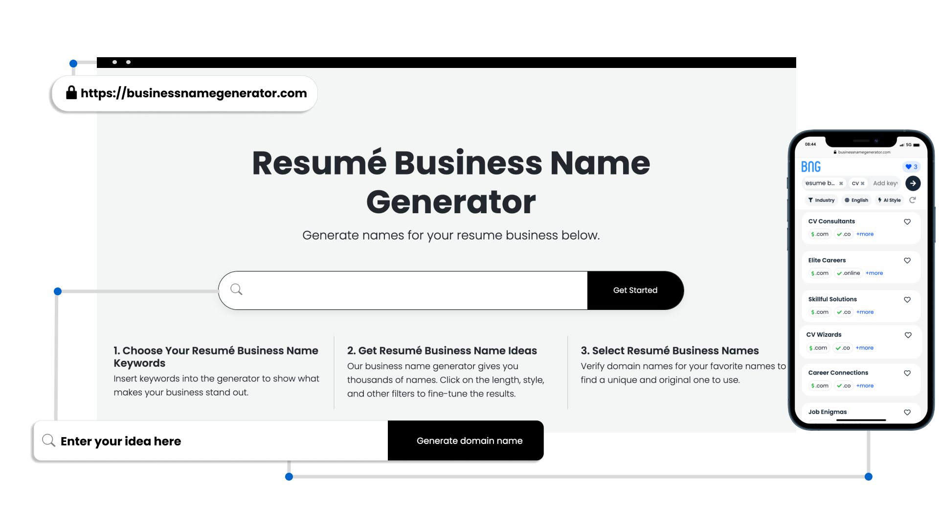 Benefits of Our Resume Business Name Generator