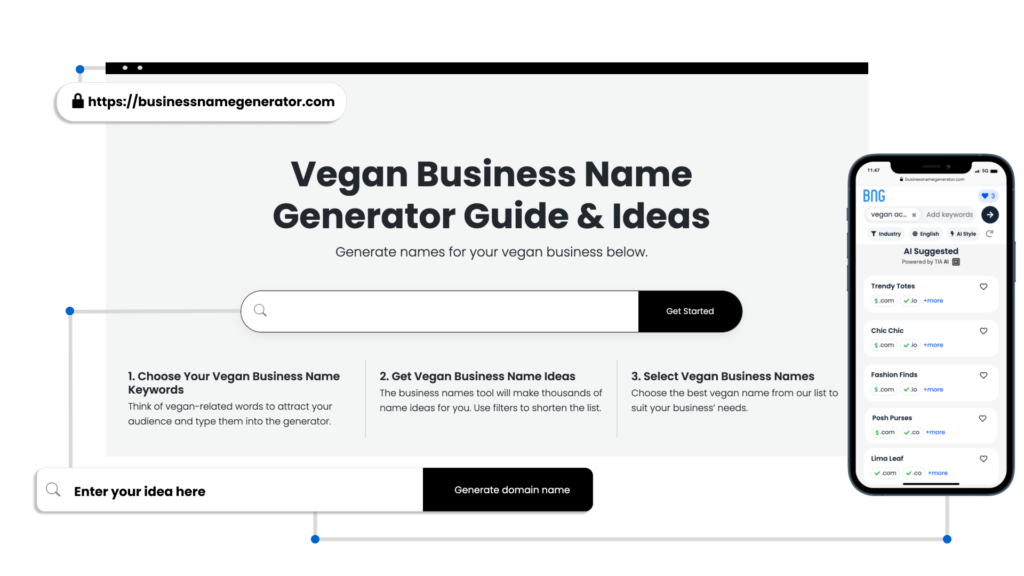 How to use our Vegan Business Name Generator