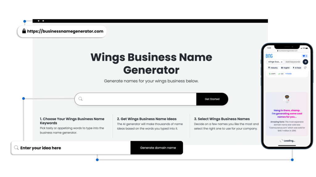 Wings Business Name Generator