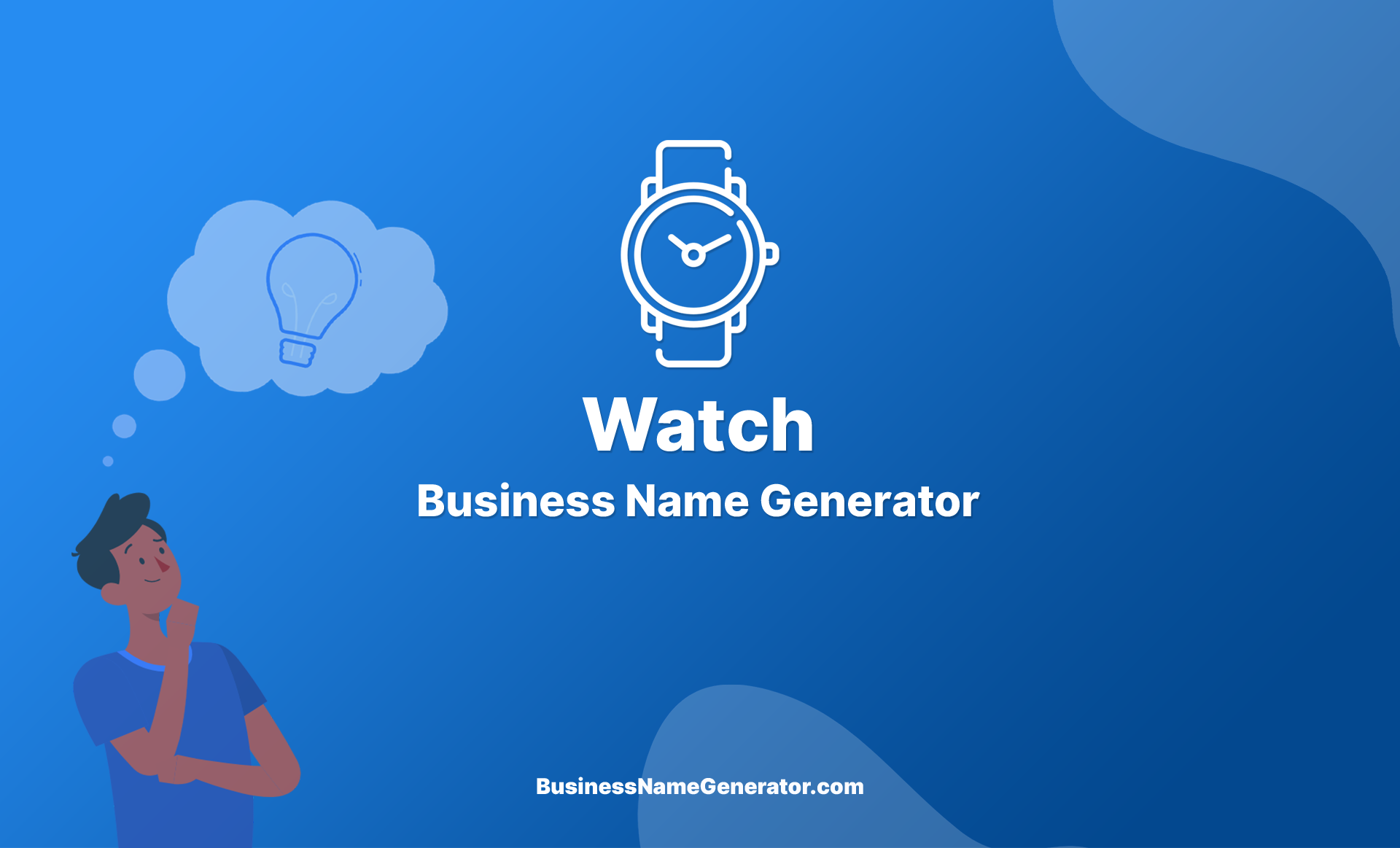 Watch Business Name Generator & Ideas